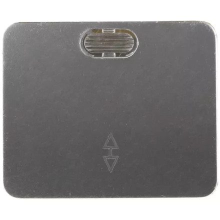 Выключатель СВЕТОЗАР &quot;ГАММА&quot; проходной, с подсветкой, одноклав., без вставки и рамки, цвет светло-серый металлик, 10A SV-54138-SM купить в Кургане