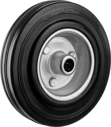 ЗУБР d 125 мм, г/п 100 кг, игольчатый подшипник, резина/металл, колесо, Профессионал (30936-125) купить в Кургане