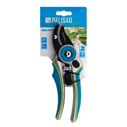 Секатор с наковальней Palisad, 205 мм, регулировка захвата, алюминиевые рукоятки, Luxe 60475 купить в Кургане