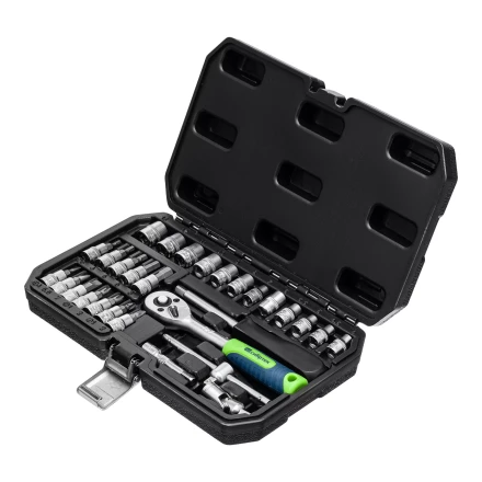 Набор инструментов Сибртех 13392, 1/4&quot;, пластиковый кейс, 29 предметов купить в Кургане