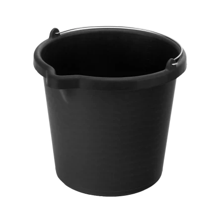 Ведро строительное пластмассовое, 16 л, высокопрочное с носиком Сибртех 81479 купить в Кургане