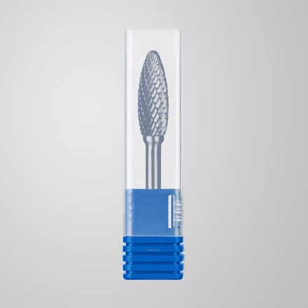 Зубр Твердосплавная борфреза H - пламя, 12 х 32 мм, радиус 2.5 мм (28807-12-32) купить в Кургане