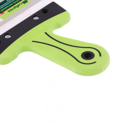 Шпатель фасадный нержавеющая сталь 150 мм двухкомпонентная ручка  Сибртех 85580 купить в Кургане