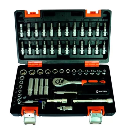 Набор инструментов Вихрь 1/4&quot; 57 предм кейс купить в Кургане