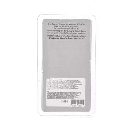 Набор бит торсионных PH3x50 мм для ударных шуруповертов 5 шт. Gross 11491 купить в Кургане