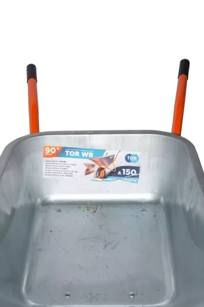 Тачка строительная 90 л 150 кг TOR WB одноколесная 1025872 купить в Кургане
