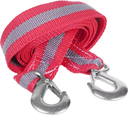 Трос буксировочный ЗУБР &quot;МАСТЕР&quot;, 2 крюка, сумка, 4м, 3,5т 61210-3.5 купить в Кургане