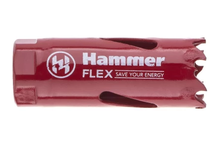 Коронка биметаллическая HAMMER Ф20х38мм 1/2&quot; BiMETALL (224-002) купить в Кургане