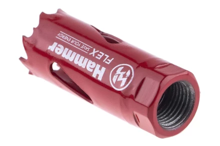 Коронка биметаллическая HAMMER Ф20х38мм 1/2&quot; BiMETALL (224-002) купить в Кургане