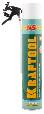 Пена &quot;PREMIUM 65&quot; монтажная, адаптерная, всесезонная, 750мл, KRAFTOOL 41175 купить в Кургане
