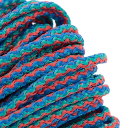 Шнур бельевой полипропиленовый с сердечником, 5 мм, L 15 м, цветной, Home Palisad 937095 купить в Кургане