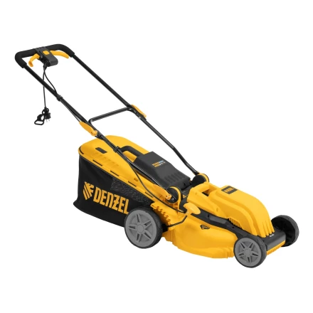 Газонокосилка электрическая GMC-1800, шир. 38см, 1800 Вт, 6 уров., травосб. 35 л// Denzel купить в Кургане