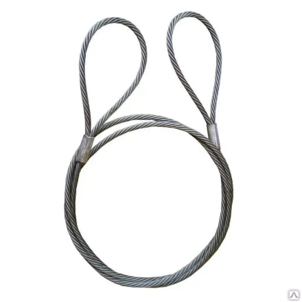 Буксир канатный TOR БТК 15,0 т 6,0 м опрессовка (петля-петля) канат 16,5 мм 1047400 купить в Кургане