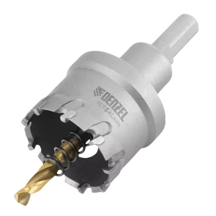 Коронка по металлу твердосплавная, 41 мм Denzel 724013 купить в Кургане