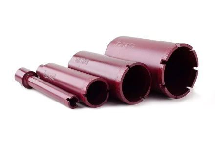 Сегментная алмазная коронка MESSER REDLINE по граниту диаметр 18 мм длина 100 мм купить в Кургане