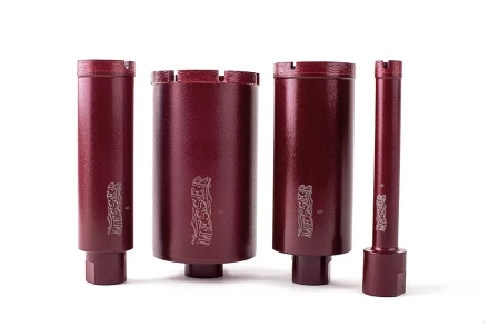 Сегментная алмазная коронка MESSER REDLINE по граниту диаметр 18 мм длина 100 мм купить в Кургане