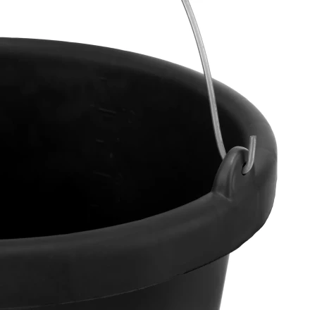 Ведро строительное пластмассовое Сибртех 81480, 20 л, высокопрочное с носиком купить в Кургане