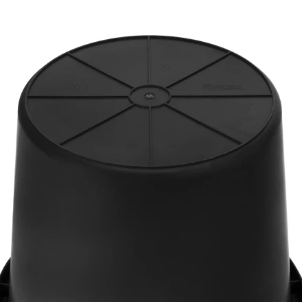 Ведро строительное пластмассовое Сибртех 81480, 20 л, высокопрочное с носиком купить в Кургане