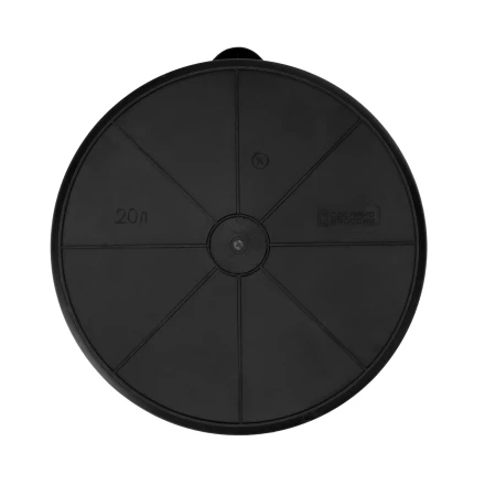 Ведро строительное пластмассовое Сибртех 81480, 20 л, высокопрочное с носиком купить в Кургане