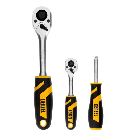 Набор инструментов Denzel 15814, 1/2&quot;, 1/4&quot;, CrV, S2, пластиковый кейс, 109 предметов купить в Кургане