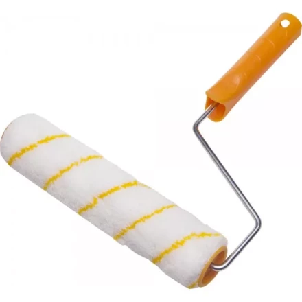 Валик GIRPAINT ПОЛИАКРИЛ малярный в сборе, ворс 12мм, бюгель 6мм, 40х240мм, STAYER Master 0315-24 купить в Кургане