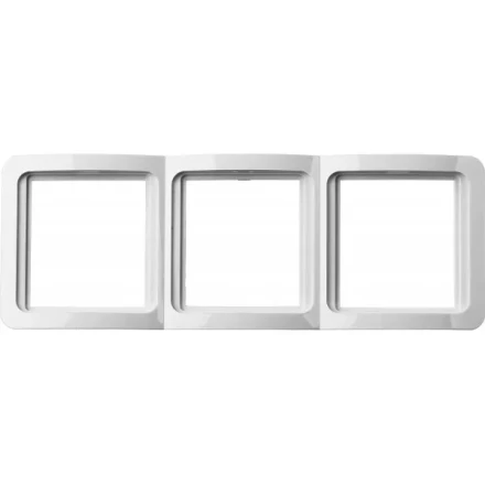 Панель СВЕТОЗАР &quot;ГАММА&quot; тройная вертикальная, цвет белый SV-54149-W купить в Кургане