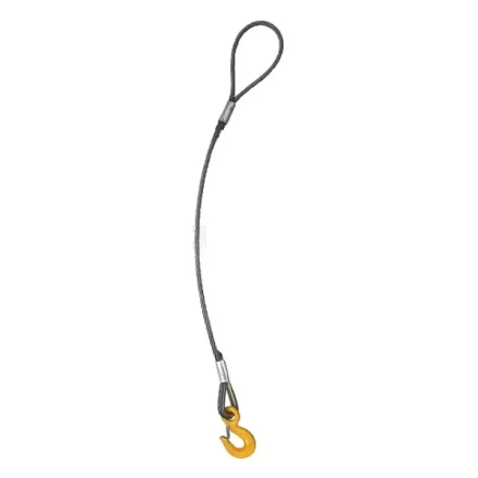 Строп канатный одноветвевой 1СК 2.5 т L=5 м с кч din 3.0 т опрессовка купить в Кургане