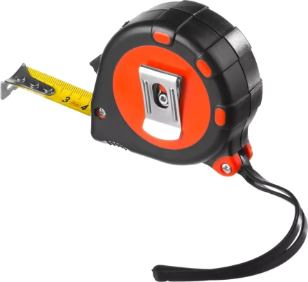 Рулетка MIRAX, 3 стопора, двухкомпонентный пластиковый корпус, 5мх19мм 34013-05-19 купить в Кургане