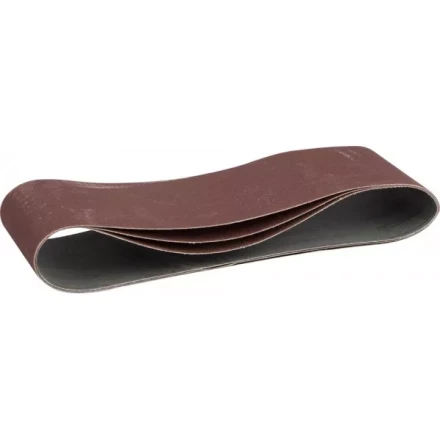 Лента шлифовальная бесконечная ЗУБР &quot;МАСТЕР&quot; на тканевой основе, для ЛШМ, P150, 100х610мм, 3шт 35543-150 купить в Кургане