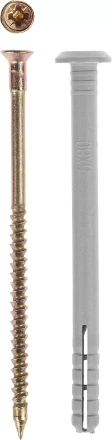Дюбель-гвоздь ЗУБР &quot;МАСТЕР&quot; полипропиленовый, грибовидный бортик, 6 x 60 мм, 1200 шт 4-301350-06-060 купить в Кургане