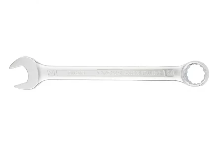 Ключ комбинированный 24 мм CrV холодный штамп GROSS 15142 купить в Кургане