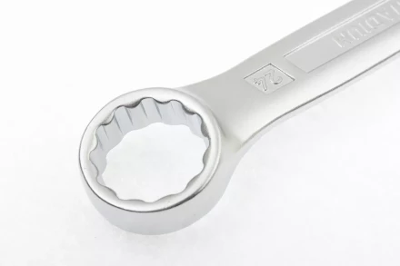 Ключ комбинированный 24 мм CrV холодный штамп GROSS 15142 купить в Кургане