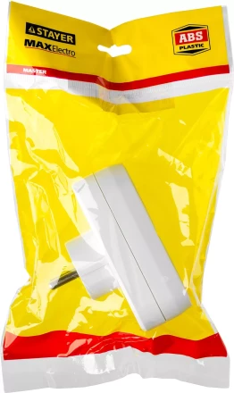 Разветвитель электрический MAXElectro, STAYER 55087-2, 2 гнезда, 10А/220В 55087-2 купить в Кургане