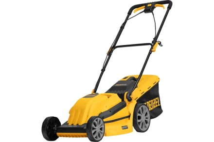 Газонокосилка электрическая GMC-2000, шир. 44см, 2000 Вт, 6 уров., травосб. 45 л// Denzel купить в Кургане