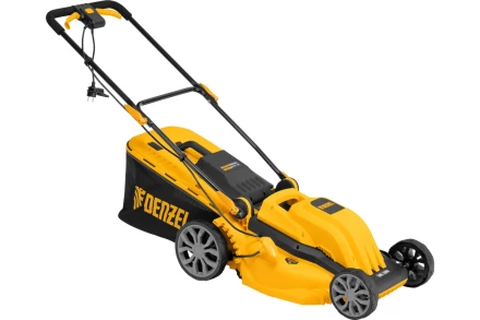 Газонокосилка электрическая GMC-2000, шир. 44см, 2000 Вт, 6 уров., травосб. 45 л// Denzel купить в Кургане