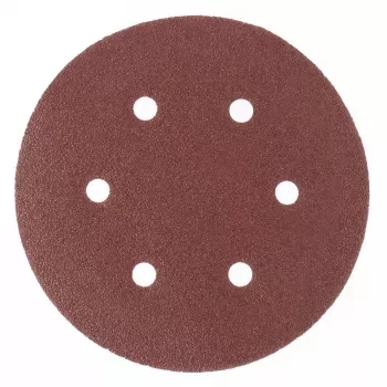 Круг абразивный на ворсовой подложке под липучку перфорированный P 40 150 мм 5 штук MATRIX 73836 купить в Кургане