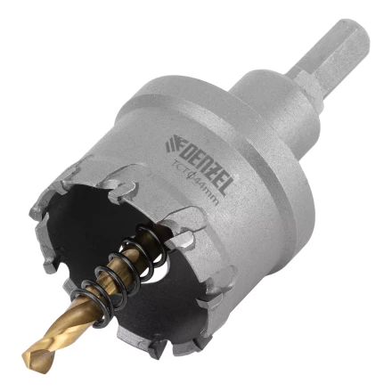 Коронка по металлу твердосплавная, 44 мм Denzel 724014 купить в Кургане