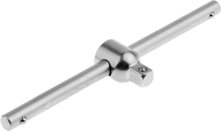 Вороток ЗУБР &quot;МАСТЕР&quot; T-образный для торцовых головок (1/4&quot;), Cr-V, хроматированное покрытие, 115мм 27738-1/4 купить в Кургане