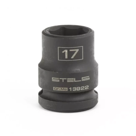 Головка ударная шестигранная 17 мм 1/2&quot; CrMo Stels 13922 купить в Кургане