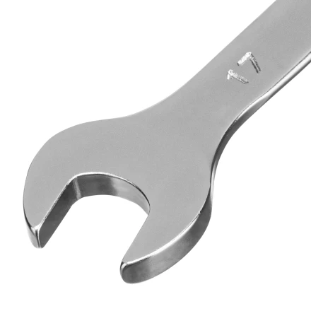 Набор ключей комбинированных Stels 6-17 мм, 6 шт., CrV, матовый хром, 15442 купить в Кургане