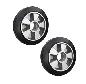 Колесо резиновое 180х50 мм без подшипника для тележек гидравлических BF/BF-III/DF-III/RHP/AC/DF/CW2 1000300 купить в Кургане