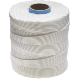Шнур STAYER "MASTER" хозяйственно-бытовой, полипропиленовый, вязанный, с сердечником, белый, d 5, катушка 700м 50410-05-700