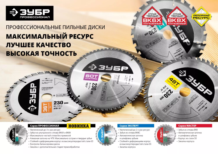 Диск пильный ЗУБР "ПРОФИ" "Чистый рез" по дереву, 36Т, 160х20мм 36852-160-20-36 купить в Кургане