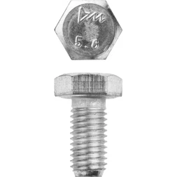 Болт ЗУБР "МАСТЕР" с шестигранной головкой, ГОСТ 7798-70, класс прочности 5.8, оцинкованный, M12x25мм, 5кг 303080-12-025