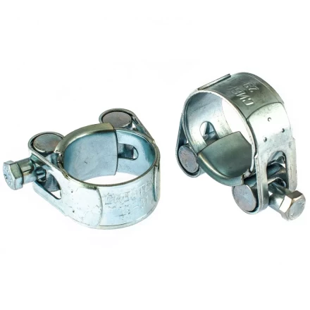 Хомуты металлические силовые 29-31 мм ширина 20 мм шарнирный W1 2 шт Сибртех 47511 купить в Кургане