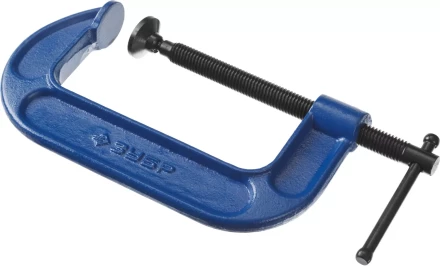 Струбцина  ЗУБР &quot;ПРОФЕССИОНАЛ&quot; тип &quot;G&quot;, корпус - ковкий чугун, 125мм 32245-125_z01 купить в Кургане