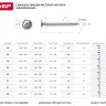 Саморезы ЗУБР с прессшайбой по листовому металлу до 0,9мм, PH2, 4,2х51мм, ТФ7, 30шт 4-300197-42-051 купить в Кургане