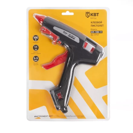 Пистолет клеевой КВТ КП-100-11 100 Вт,  стержня 11 мм (87967) купить в Кургане
