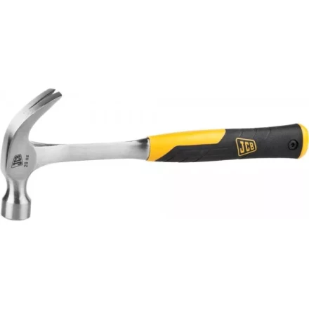Молоток-гвоздодер JCB цельнокованый, двухкомпонентная виброгасящая рукоятка, 550г JHM004 купить в Кургане