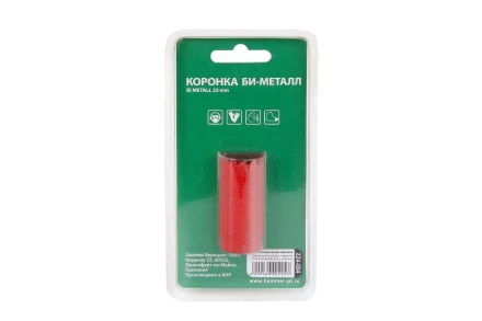 Коронка биметаллическая HAMMER Ф25х38мм 5/8" BiMETALL (224-004) купить в Кургане